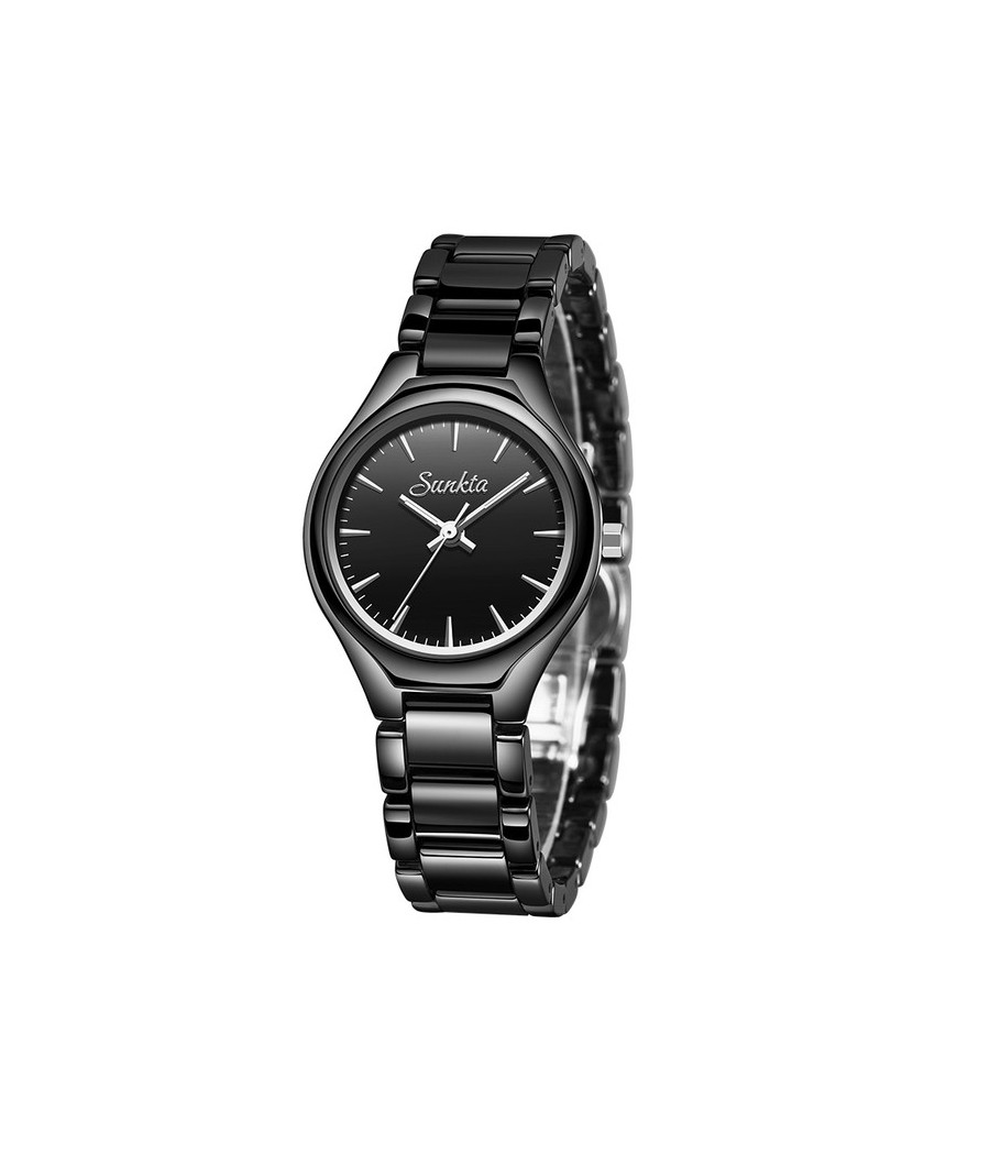 Montre SUNKTA 6612 Noir & Argent