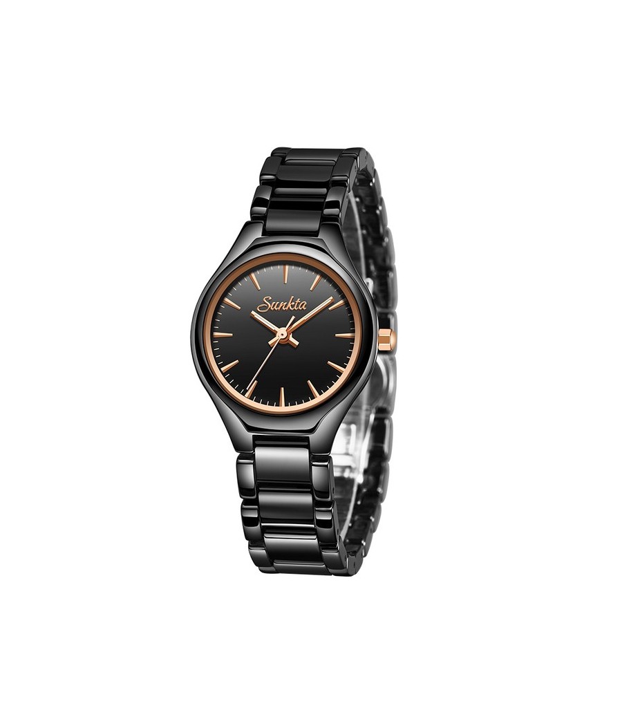 Montre SUNKTA 6612 Noir & Or
