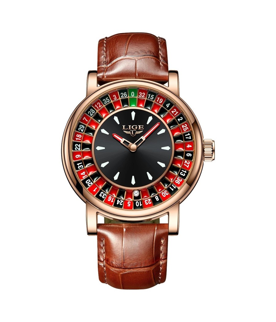 Montre LIGE Casino - Or