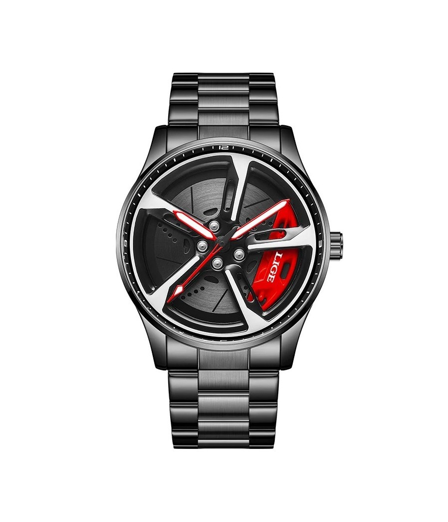 Reloj LIGE Fasten - Rojo y...