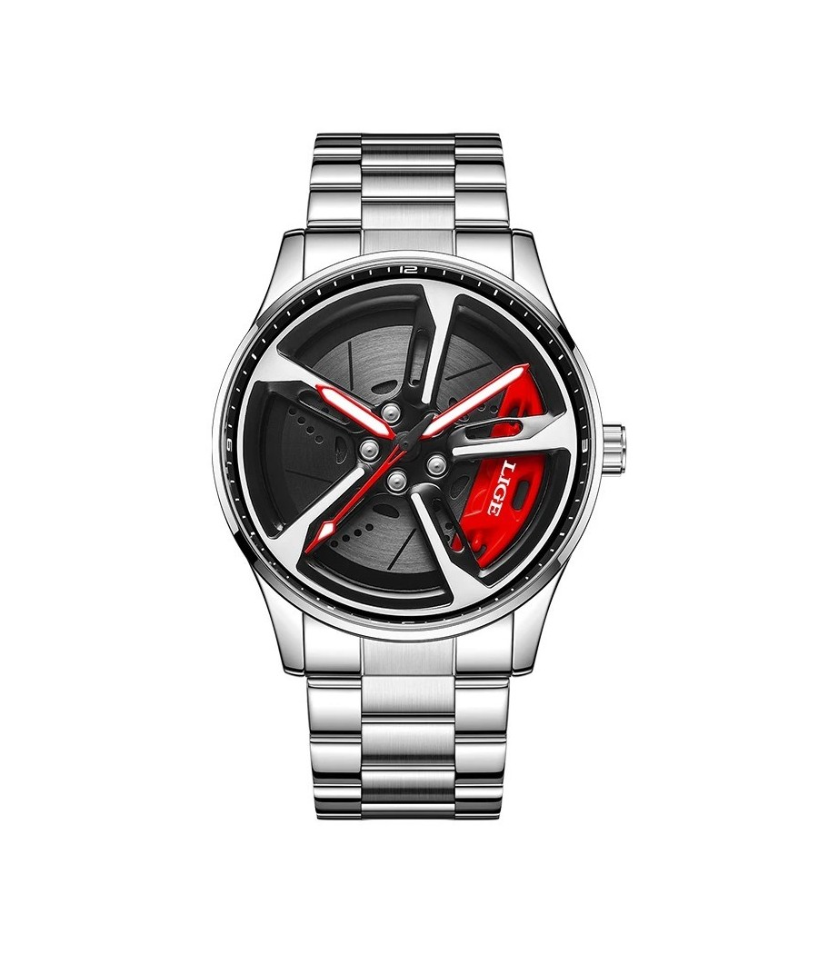 Reloj LIGE Fasten - Rojo y...