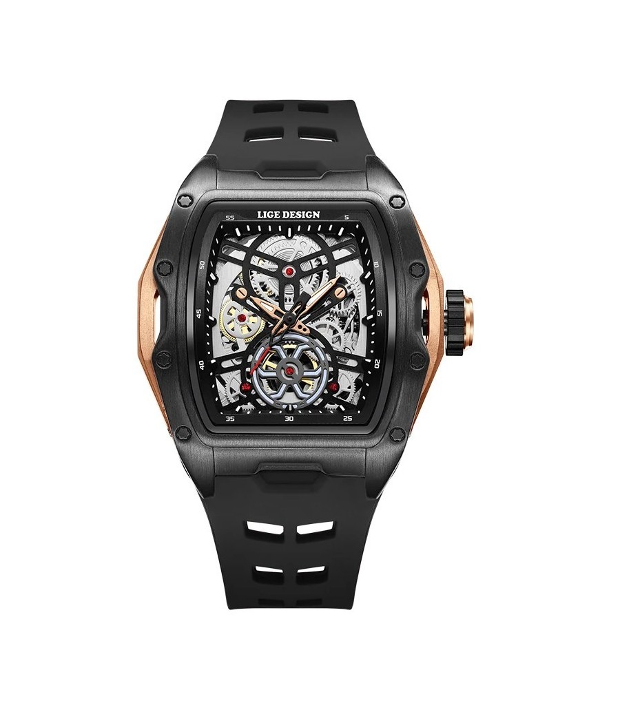 LIGE Motor watch - Black...