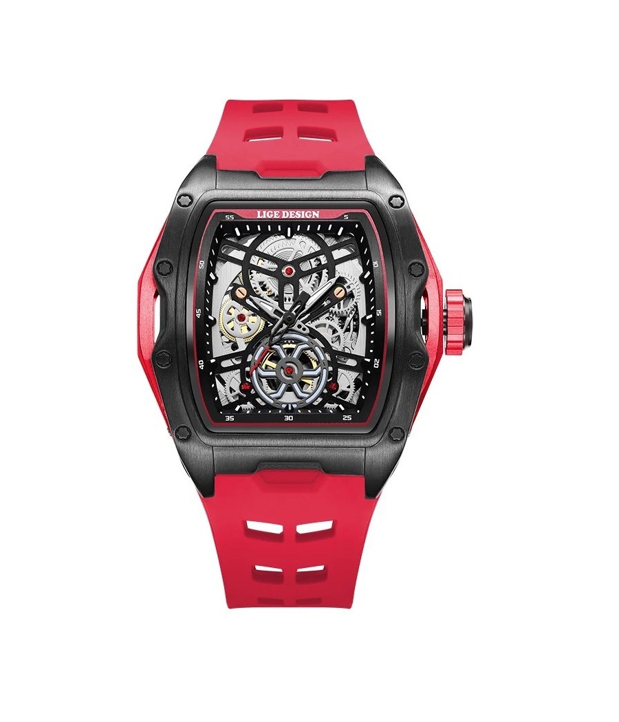 LIGE Motor watch - Red...