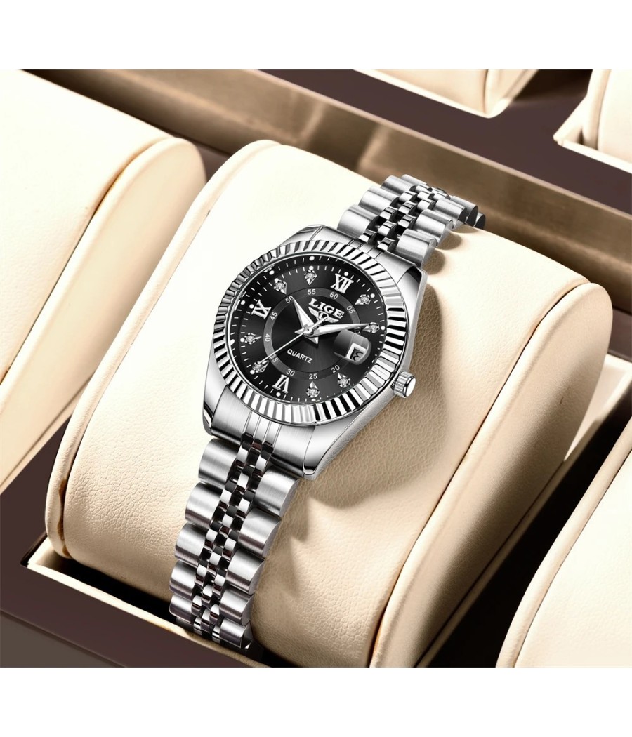 Montre LIGE Jasmine - Noir...