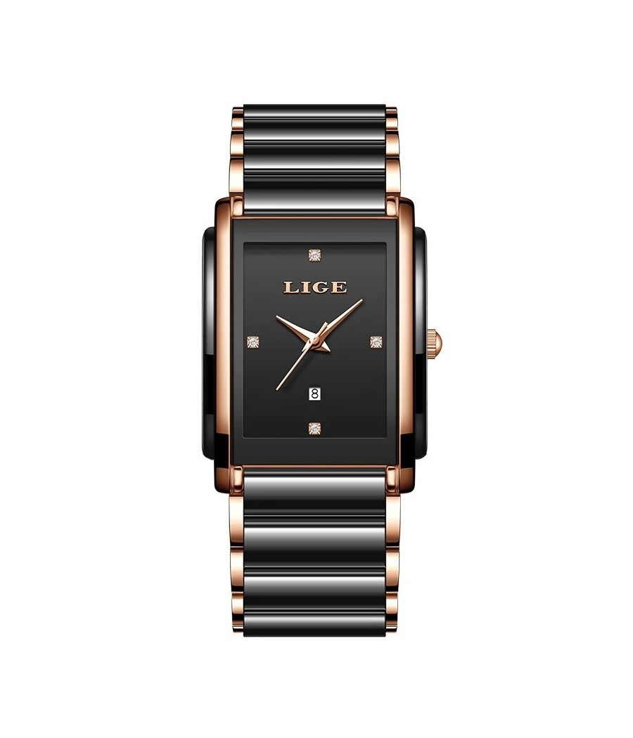 Reloj LIGE Téa - Noir &amp; Or