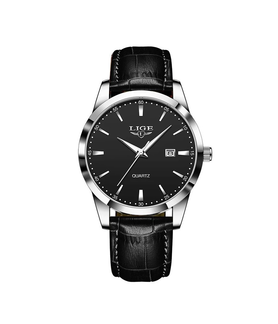 LIGE Eternity Watch - Black...