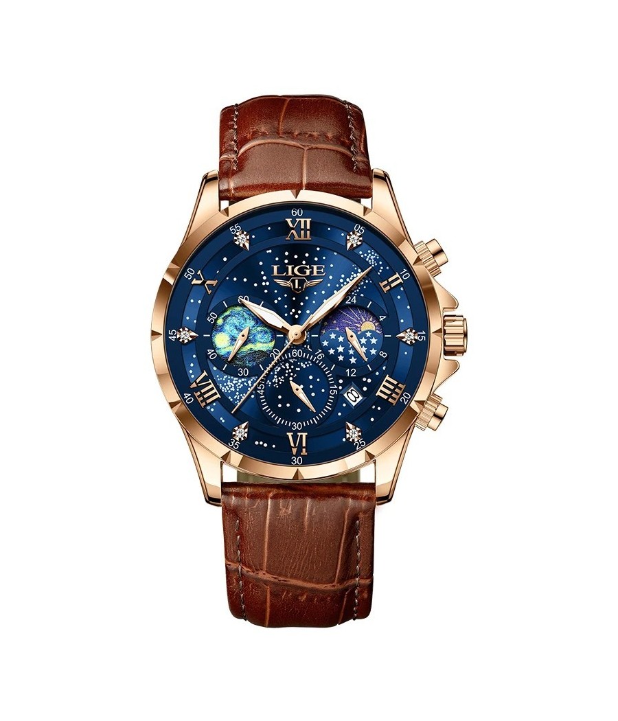 Reloj LIGE Myriad - Azul y...