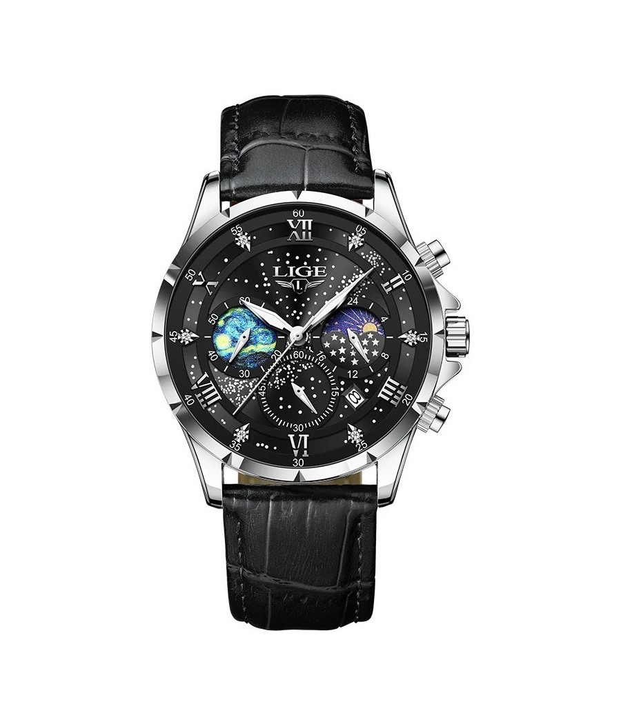 Reloj LIGE Myriad - Negro y...