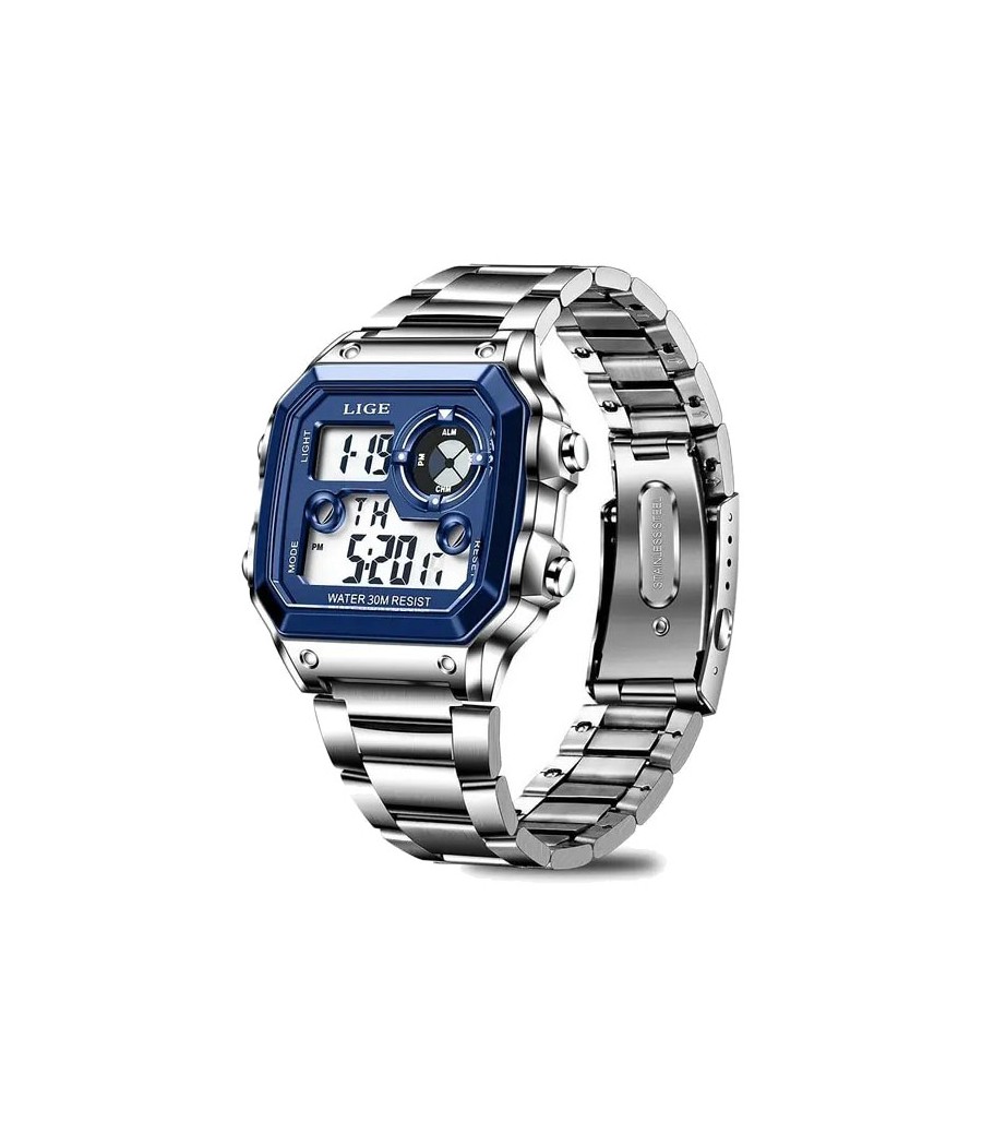 Montre LIGE Matis - Bleu...