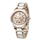 Montre SUNKTA 6610 Blanc & Or