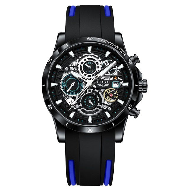 Montre LIGE 8977 Bleu