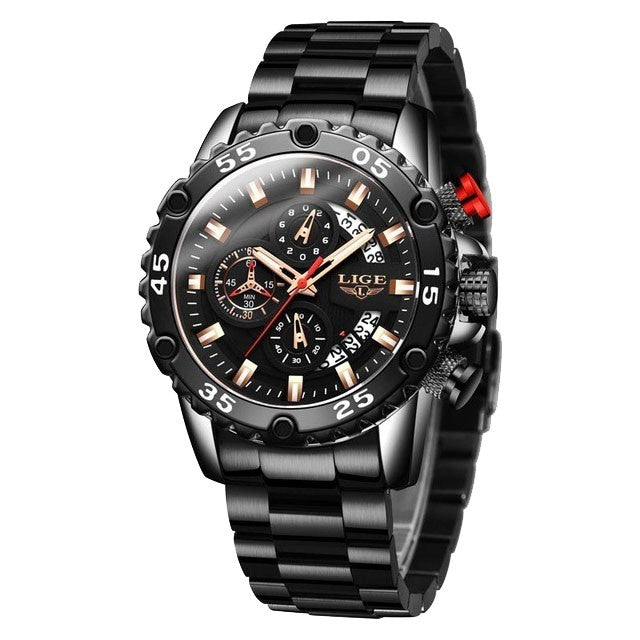 Montre LIGE 10027 Noir