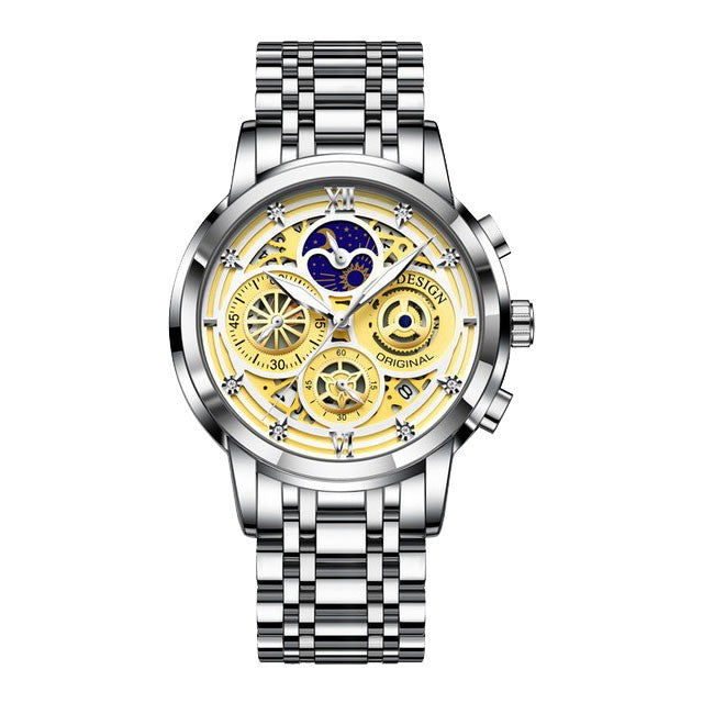 Montre LIGE 8942 Blanc & Argent