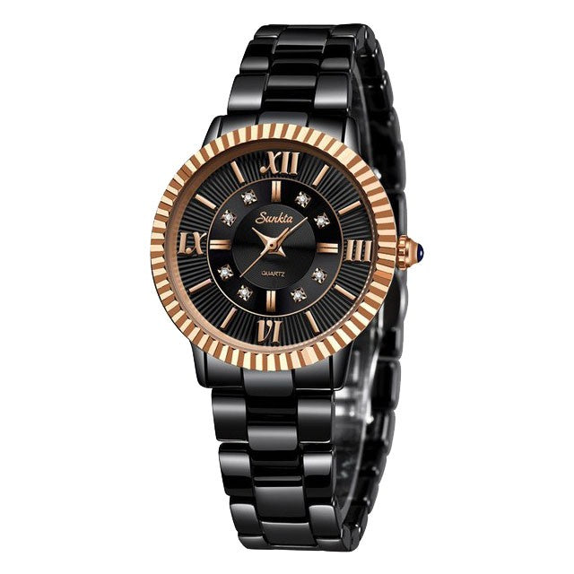 Montre SUNKTA 6632 Noir & Or