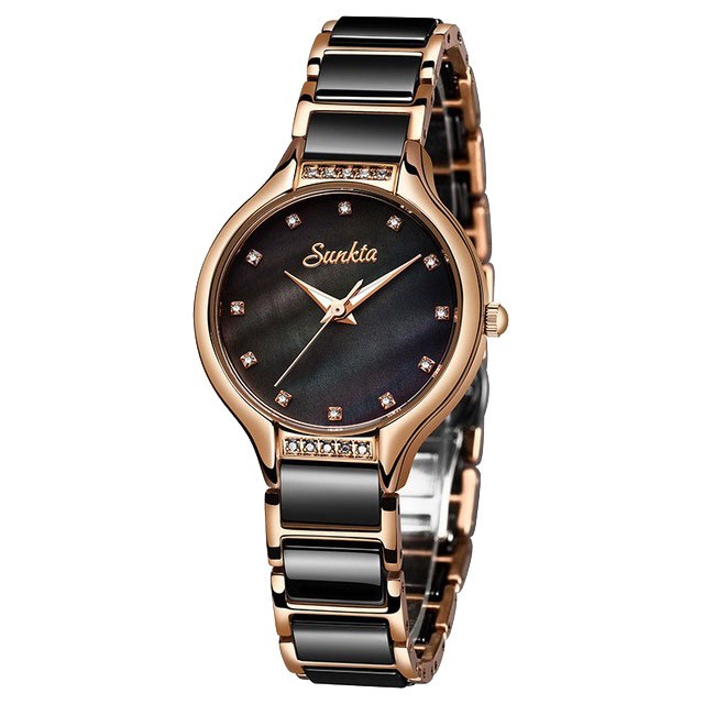 Montre SUNKTA 6608 Noir & Or