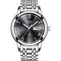 Montre LIGE 9846 Noir & Argent