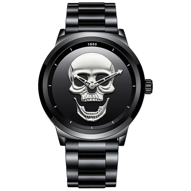 Montre LIGE 9876 Noir & Argent