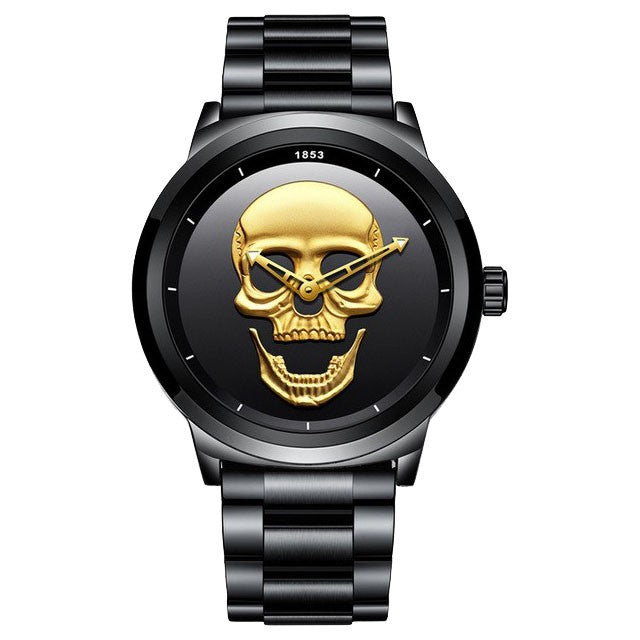 Montre LIGE 9876 Noir & Or
