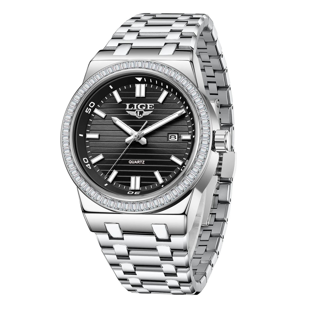 LIGE Crown Watch