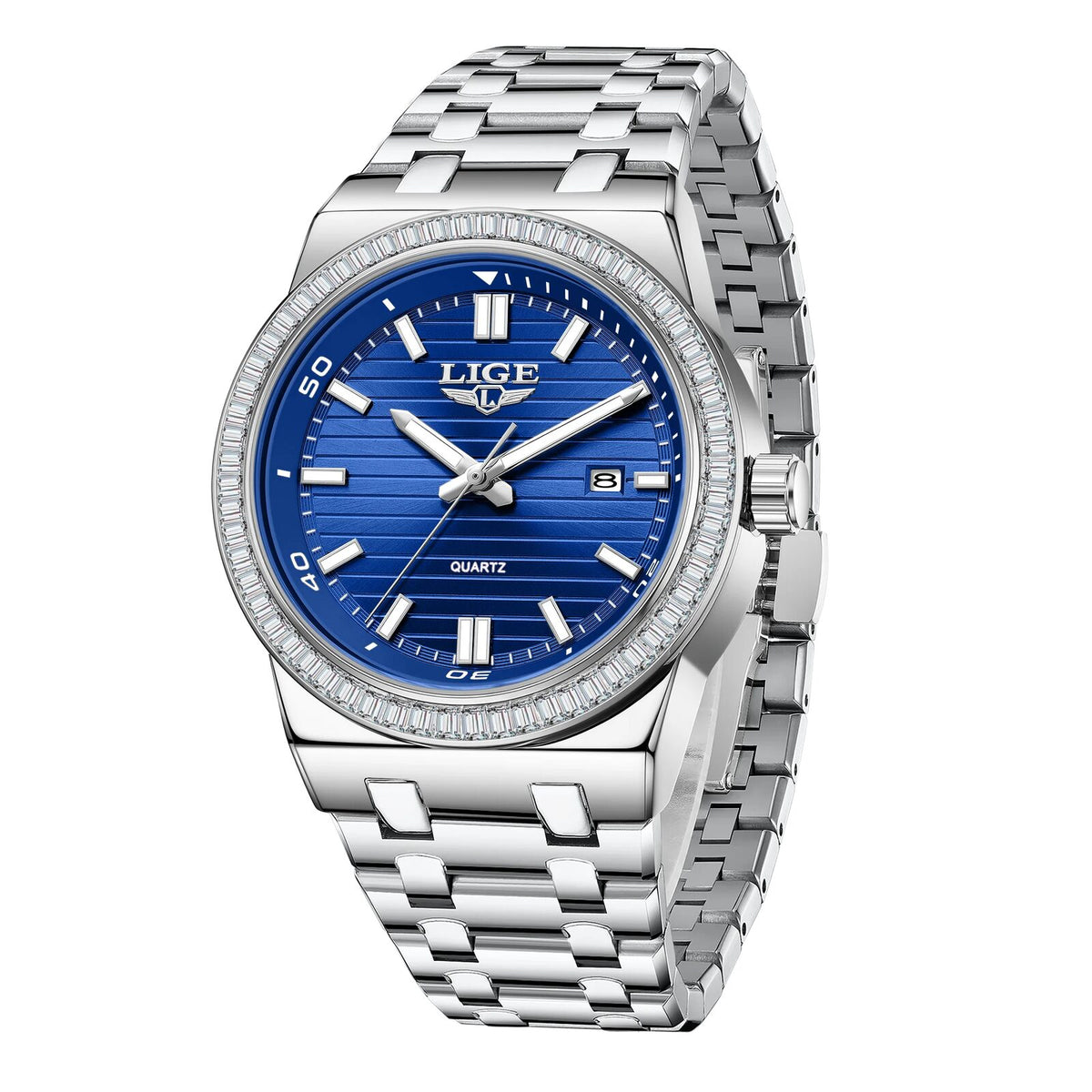 LIGE Crown Watch