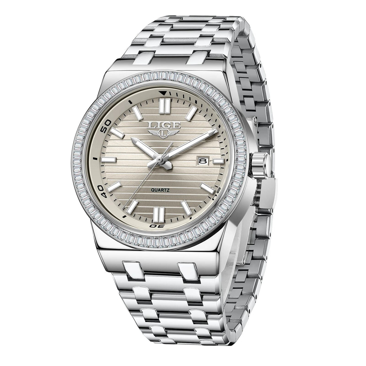 LIGE Crown Watch